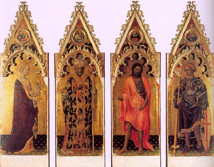 GELDER, Aert de Four Saints of the Poliptych Quaratesi dg Norge oil painting art